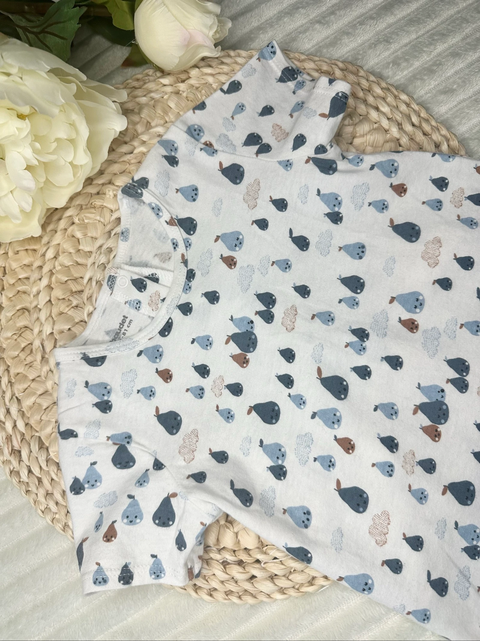 Mono Vertbaudet 18 meses blanco azul marrón – photo 2